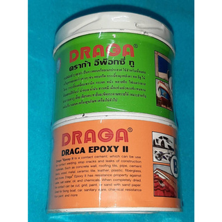 กาวคอนกรีตอเนกประสงค์ อีพ๊อกซี่ทู  DRAGA EPOXY (CR108L) ขนาด 1 กิโลกรัม