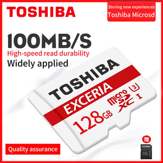 [ใส่ GOOD409 ลด 15%] TOSHIBA โตชิบา Micro SD Card Class10 การ์ดหน่วยความจำ Original Memory Card 128GB 64gb 32gb TF