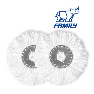 Family  ผ้าม๊อบไมโครไฟเบอร์ 100%  ถูพื้น ซื้อ 1  แถม  1