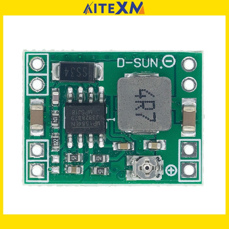 โมดูลพาวเวอร์ซัพพลาย Mp1584En 3A DC-DC 24V 12V 9V 5V 3V ปรับได้