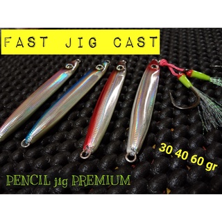 Jig CAST METAL JIG MICRO JIG Anchovy เหยื่อตกปลาโลหะ ขนาด 30-40 60 80 กรัม