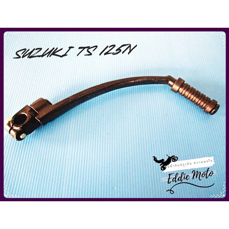 KICK STARTER LEVER "BLACK" Fit For SUZUKI TS100 TS125 TS125N TS185 DS100 DS125 // คันสตาร์ท สีดำ