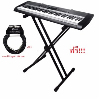 ขาตั้ง คีย์บอร์ด ทรง2X Stand Keyboard Piano รุ่น   TK-25XX (BK) ( สีดำ )   แถมฟรี สายแจค มูลค่า 250 บาท ทันที