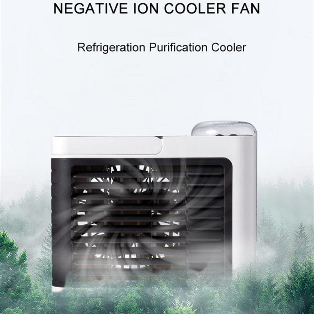 Small Room Air Cooling Fan with Battery 4 Speeds Portable USB Mini