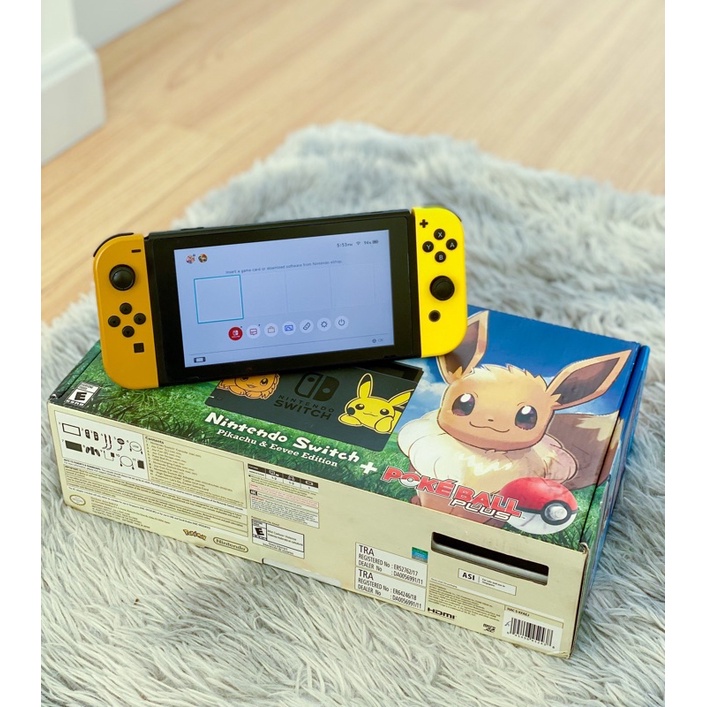 Nintendo Switch LET’S GO Eevee Edition มือสอง สภาพดี Shopee Thailand