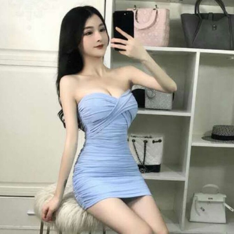 ชุดเดรสสั้น เปลือยหลังเซ็กซี่สําหรับสตรี bodycon