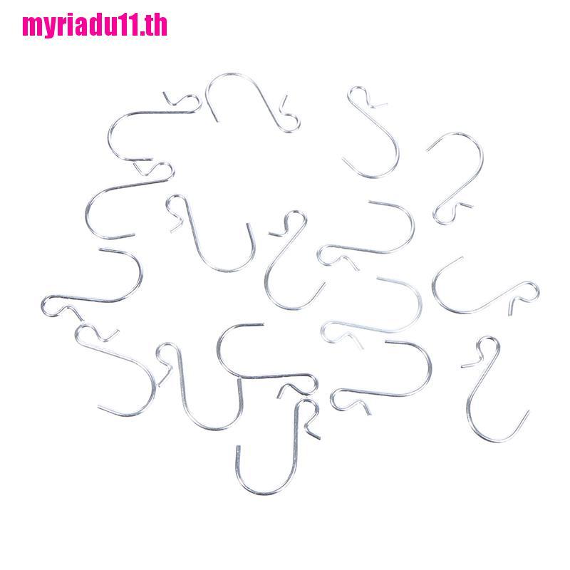 Mrth100pcs Small S Shape Hook Christmas Decorations Hanging Pothook ...