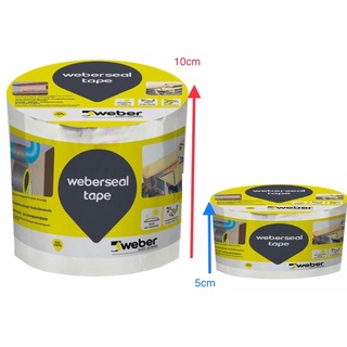 เวเบอร์ซีล เทป เทปกันรั่วซึม ขนาด 5cm และ 10cm ยาว 3เมตร Weber เทปกันรั่ว เทปกันซึม เวเบอร์ ซิล เทป