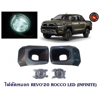 ไฟตัดหมอก TOYOTA REVO 2020 ROCCO LED ไฟสปอร์ตไลท์ รีโว่ 2020 ร็อคโค่ FOGLAMP