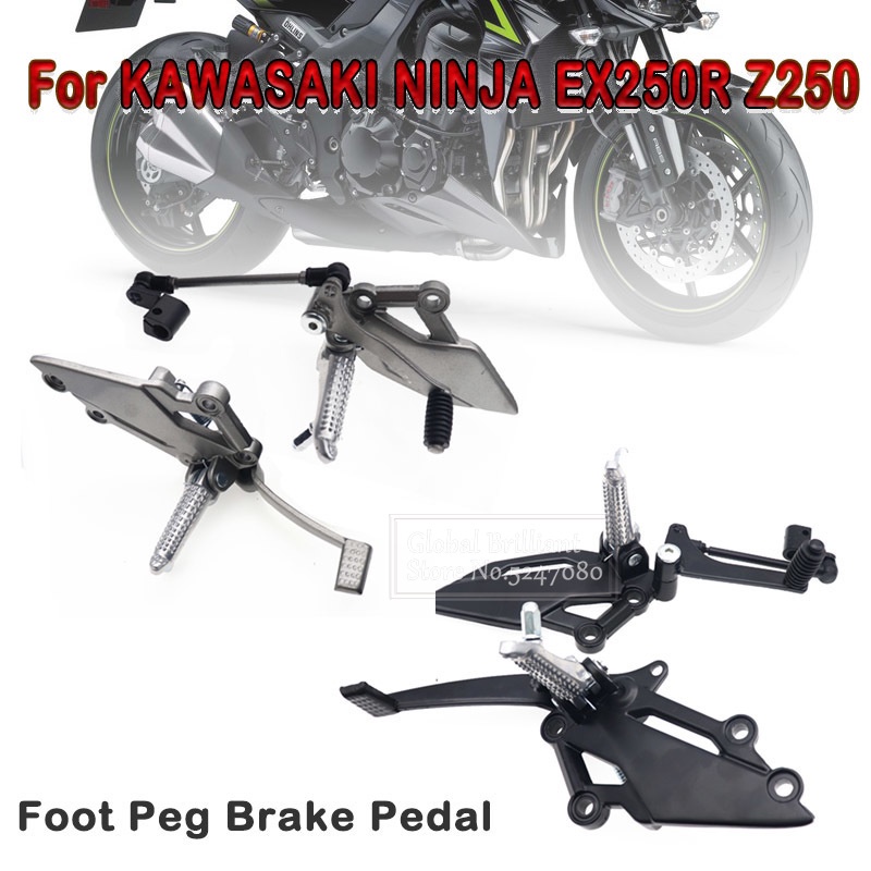 รถจักรยานยนต์พักเท้าซ้ายหรือเกียร์ Shift Lever เหยียบสําหรับ KAWASAKI NINJA 300/250/R Z250 EX250 EX300