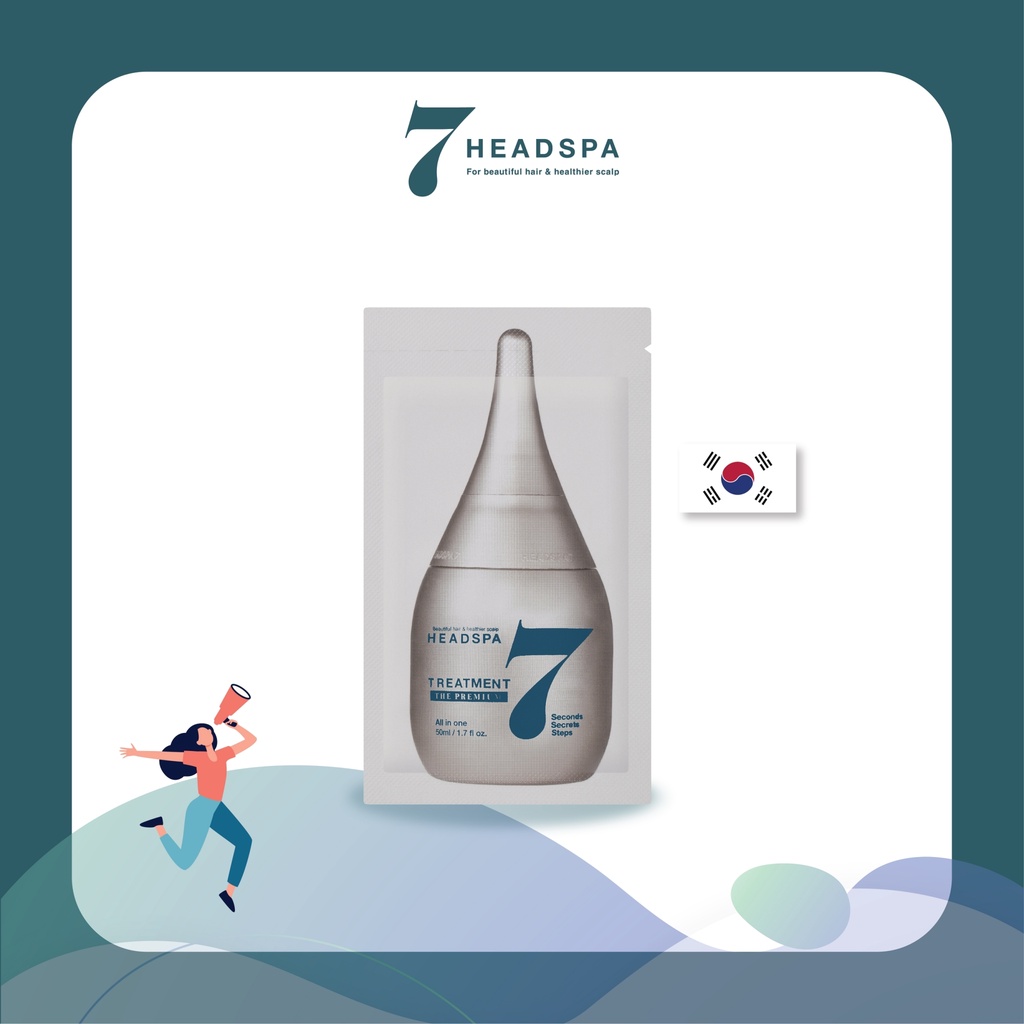 ทรีทเมนต์ผมตัวดังจากเกาหลี 💯 แบบซอง Headspa 7 Treatment พรีเมี่ยม All In One 5ml