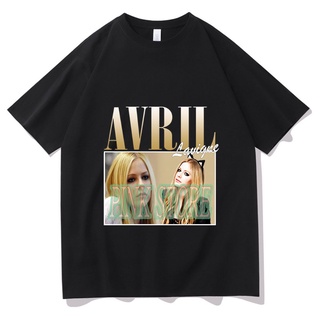 เสื้อยืดผ้าฝ้ายพิมพ์ลายแฟชั่น GILDAN เสื้อยืด ผ้าฝ้าย พิมพ์ลายนักร้อง Canada Avril Lavigness ขนาดใหญ่ สําหรับผู้ชาย