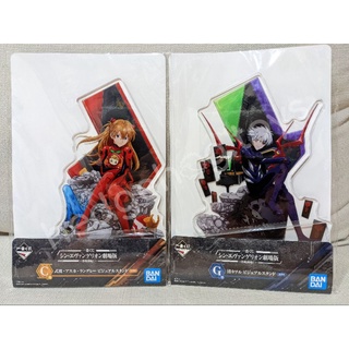 อะคริลิคสแตนด์ รางวัล C G Ichiban Kuji Evangelion 3.0+1.0 Operation Started ของใหม่ พร้อมส่ง