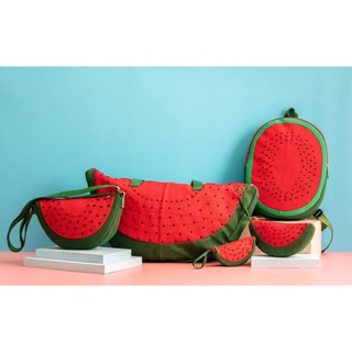 CANDY CANE BAG - Fruitori Bag (WATERMELON แยกชิ้นขาย) กระเป๋าผลไม้ แบบปัก (ของแท้100%)