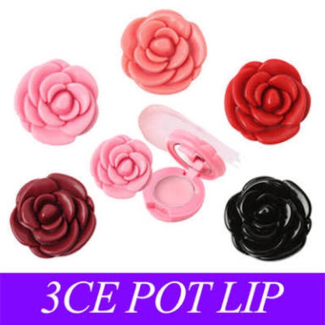 ลิปกุหลาบ 3ce Rose Pot Lip ลิปบาล์มเปลี่ยนสี