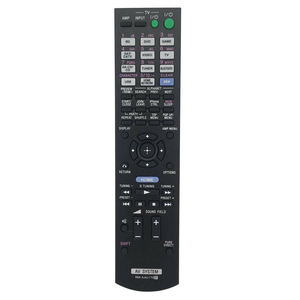 ใหม่ RM-AAU170 รีโมทคอนโทรลสําหรับ SONY Audio Video Receiver ระบบโฮมเธียเตอร์ RM-AAU168 RM-AAL008 RM