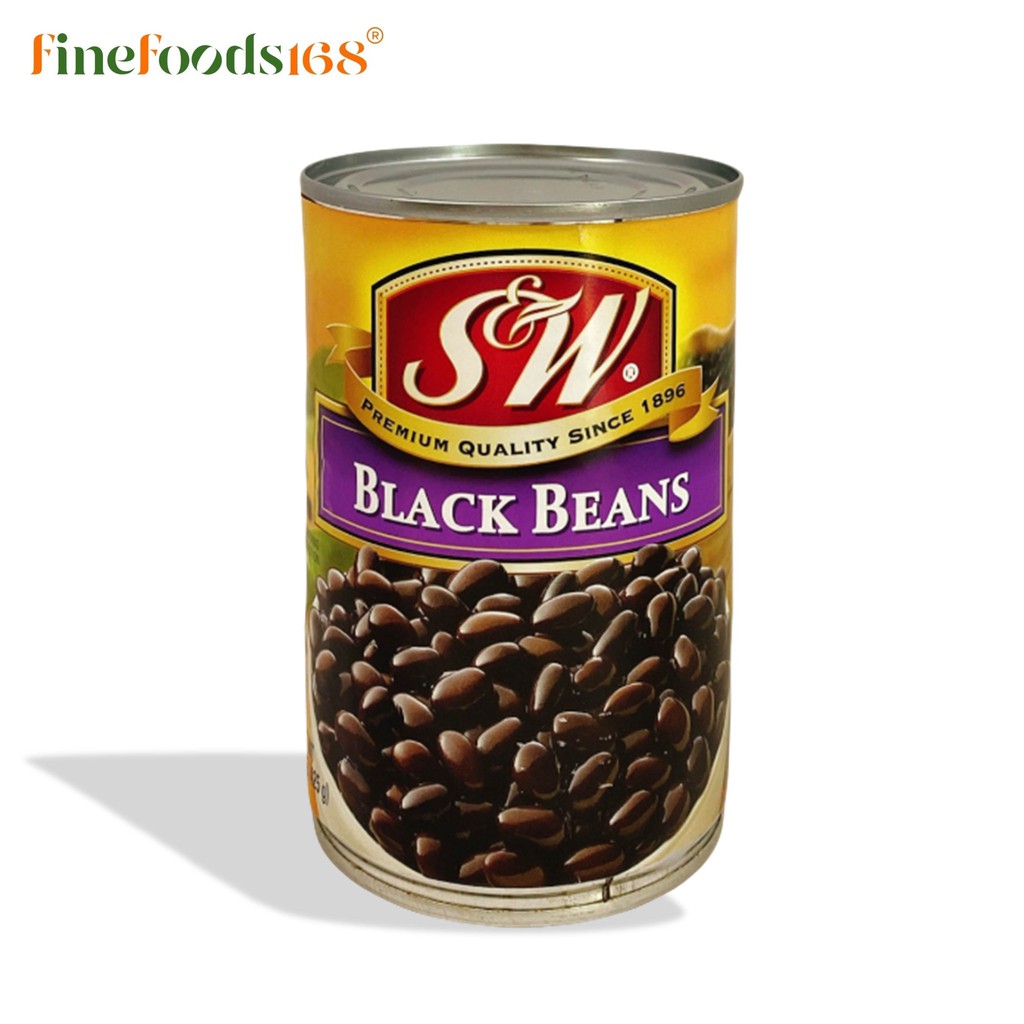 เอสแอนด์ดับบลิว ถั่วดำในน้ำเกลือ (15 ออนซ์) 425 กรัม S&W Black Beans (15 Oz.) 425 g.