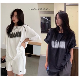 ✨เสื้อยืดRELAX✨ -Oversize-เสื้อยืดสไตล์เกาหลี เสื้อยืดคอกลม สกรีนลายแบบเบลอๆ