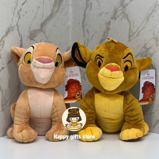 THE LION KING ตุ๊กตา สิงโต ซิมบ้า / นารา SIMBA / NARA CLASSIC ขนาด 9 นิ้ว ( สีน้ำตาล )