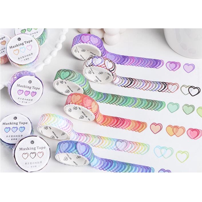 1 ชิ้นสารภาพ Poem Masking Tape ไดอารี่ Scarpbooking DIY ตกแต่ง Washi เทป - รูปที่ 6