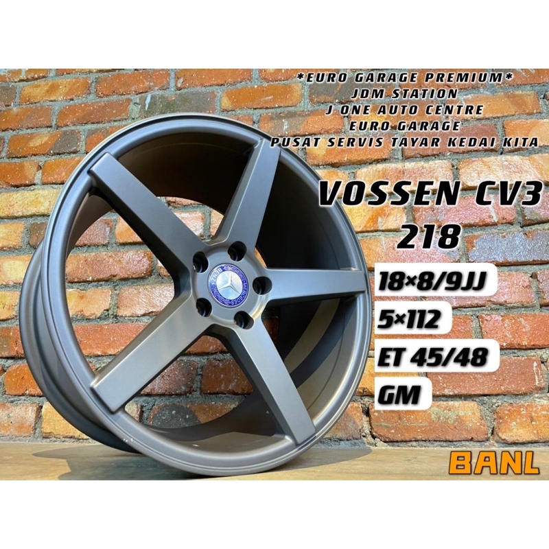 Vossen CV3 MERCEDES DESIGN WHEELS 18INC W204 W205 W212 W213