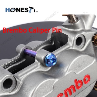 Honesti22 Gr5 titanium alloy brembo Caliper CNC Pin,fit brembo 4 pot and 2pot.