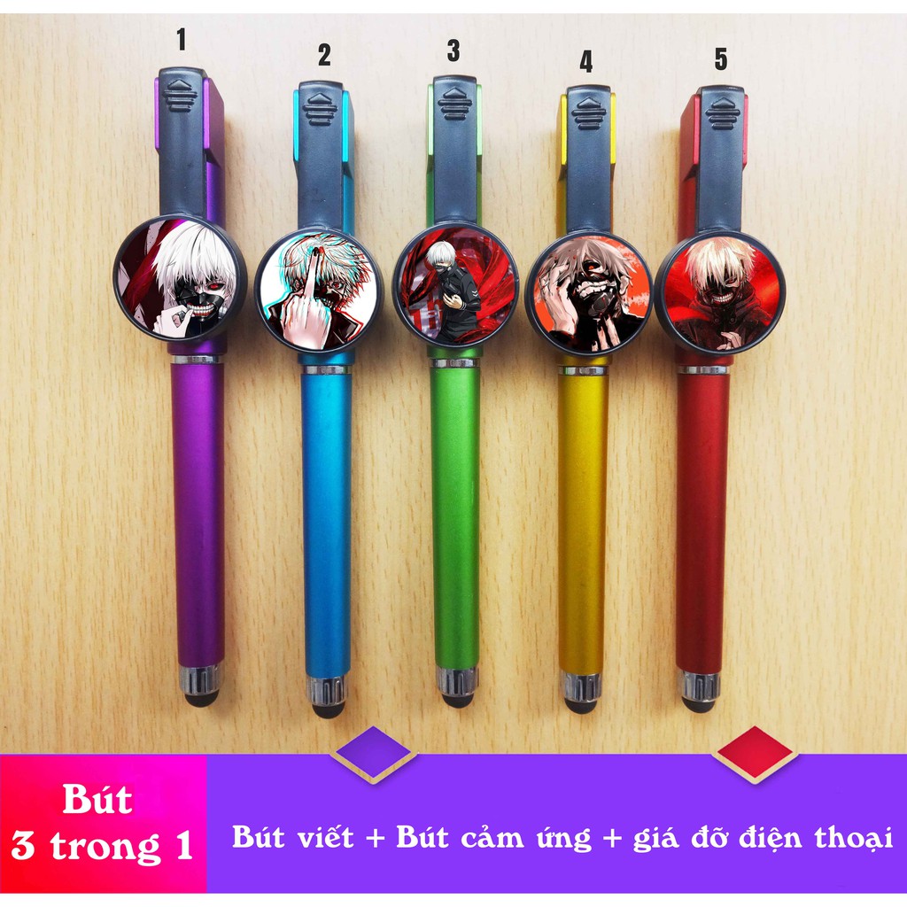 ปากกา Tokyo Ghoul 3 in 1 (ปากกา+ปากกาสัมผัส+ที่วางโทรศัพท์)