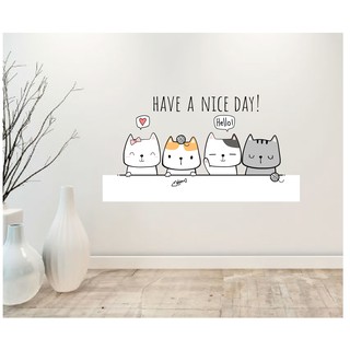 สติ๊กเกอร์ติดผนัง Sticker Pvc Dicut  ขนาดใหญ่ ทนแดด ทนฝน