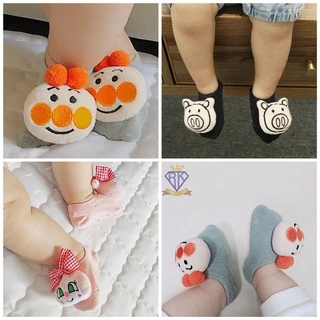 A0036 ถุงเท้าเด็ก ถุงเท้าหัวตุ๊กตา ราคาถูก🌟🌟🌟 พร้อมส่งในไทยนะคะ