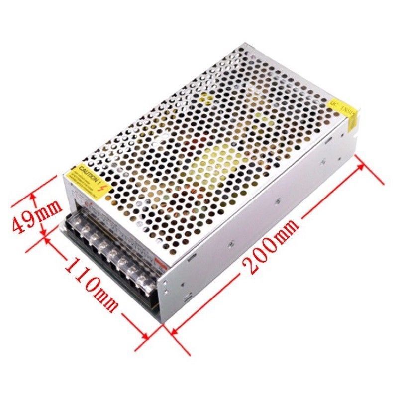 Switching Power Supply สวิตชิ่งเพาเวอร์ซัพพลาย 24V 10A 240W(Silver) สวิตชิ่ง 24V 10A 240W