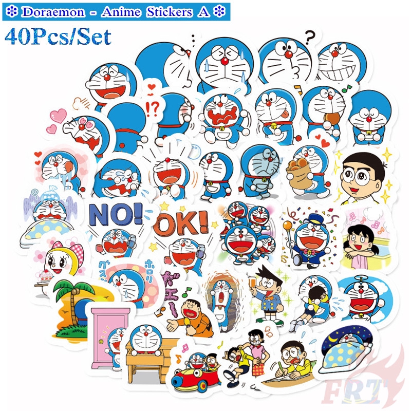 ❉ Doraemon - Anime สติ๊กเกอร์ A ❉ 40Pcs/Set DIY Decals สติ๊กเกอร์ for Diary Laptop Scrapbooks Skateboard