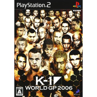 แผ่นเกมส์ps2 K1 WorldGP2006 ps2 แผ่นไรท์ps2 เกมเพล2 แนวต่อสู้มวย k1-2006 ps2