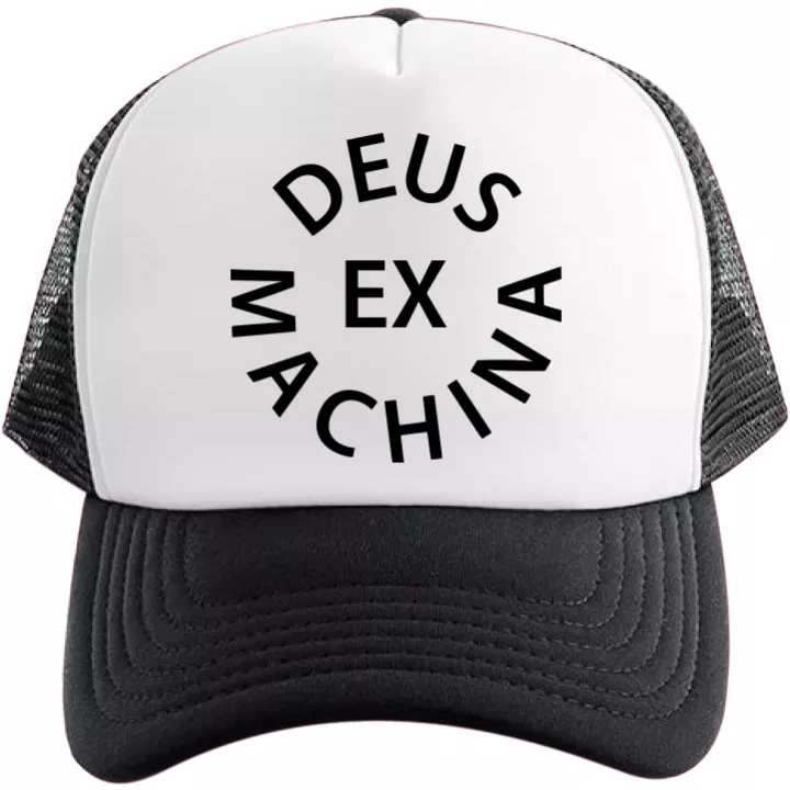 Deus Ex Machina Circle Trucker Cap หมวกตาข่ายปรับระดับได้