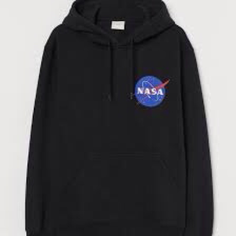 เสื้อกันหนาว มีฮู้ด ลายโลโก้ NASA WORLD NASA