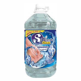 สบู่เหลวล้างมือ SPA CLEAN แอนตี้แบคทีเรีย 5 ลิตร  LIQUID HAND SOAP SPA CLEAN 5L ANTIBACTERIAL