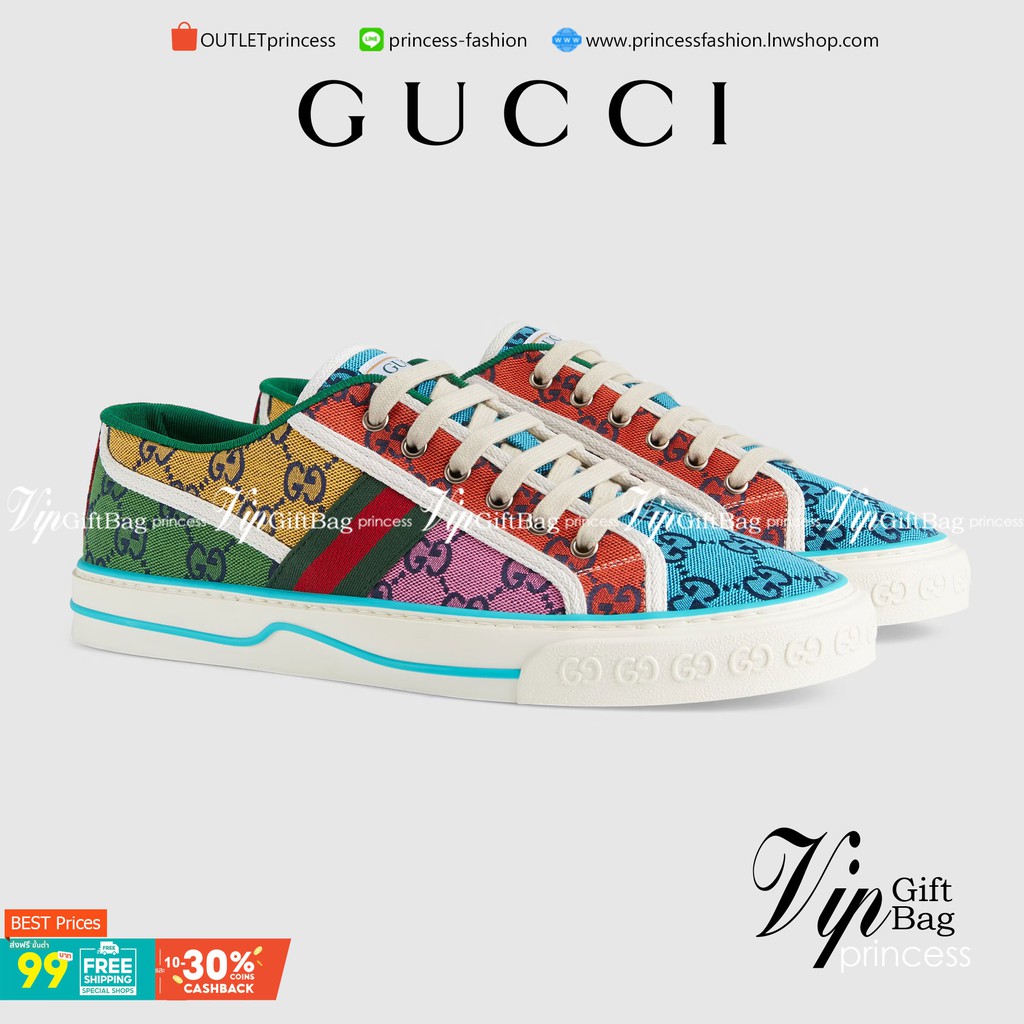 Men's Gucci Tennis 1977 GG Multicolour sneaker