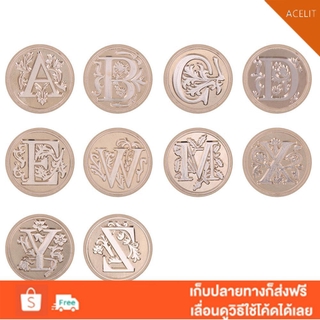 ACT❤1pc Retro European Letter Wax Paint Seal Vintage Envelope Sealing Copper Head Stamp