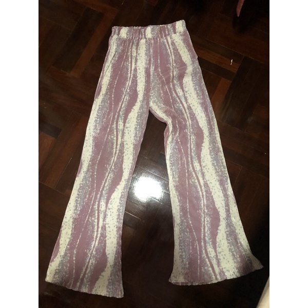 กางเกงพลีทขายาว tshopp