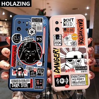 เคสโทรศัพท์มือถือ ขอบสี่เหลี่ยม ลาย Star War สําหรับ Samsung Galaxy S21 Ultra S20 FE S10 Plus