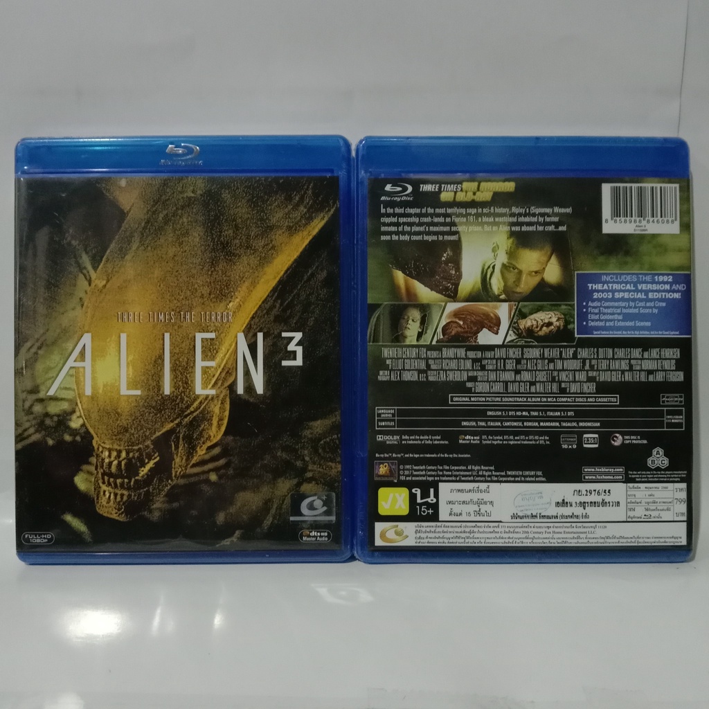 Media Play Alien 3/ เอเลี่ยน 3 อสูรสยบจักรวาล (Blu-Ray) / S11326R