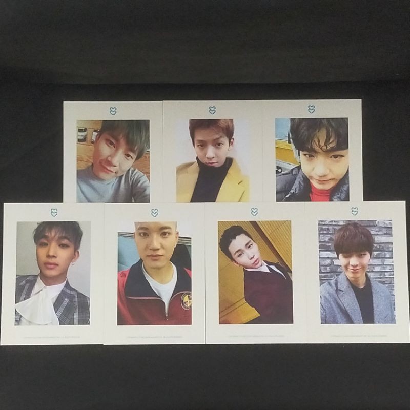 BTOB 3RD พัดลมชุดเรือไปรษณีย์ EUNKWANG MINYUK CHANGSUB HYUNSIK ILHOON SUNGJAE