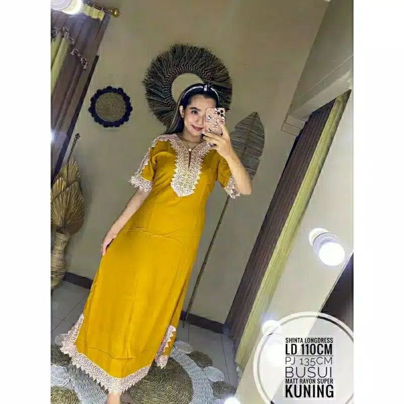 SHYNTAS MODERN ARABIC LACE DRESS | FRONT ZIPPER สําหรับ BUSUI