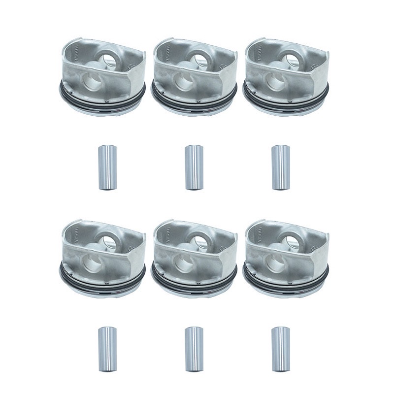 Car Engine Piston Assy Suits For BMW N52B30 Parts Auto Spare Pack Of 6