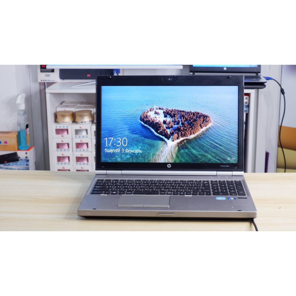 โน๊ตบุ๊ค มือสองสภาพดี NOTEBOOK HP Elitebook 8560pCore i5 -2450M speed 2.50ghz Memory/Ram 4 GB  HDD 2