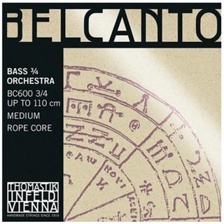 สายดับเบิลเบส Belcanto Orchestra ¾ Double Bass Strings Set