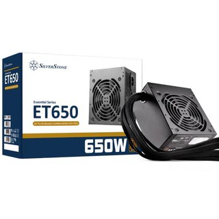 SILVERSTONE POWER SUPPLY ESSENTIAL ET650W 80PLUS BRONZE💥ประกัน 5 ปี💥