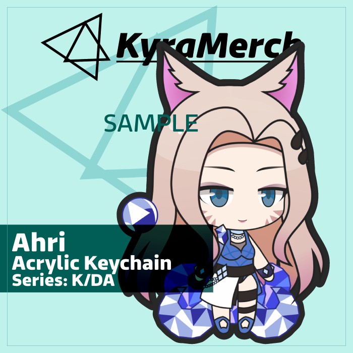 พวงกุญแจ K/DA MORE Ahri
 | ตัวแทนจําหน่าย Fanmerch Anime KyraMerch
