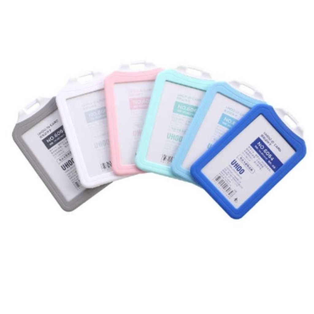 กรอบใส่บัตรUHOO6064มองเห็น 2 ด้านแนวตั้ง