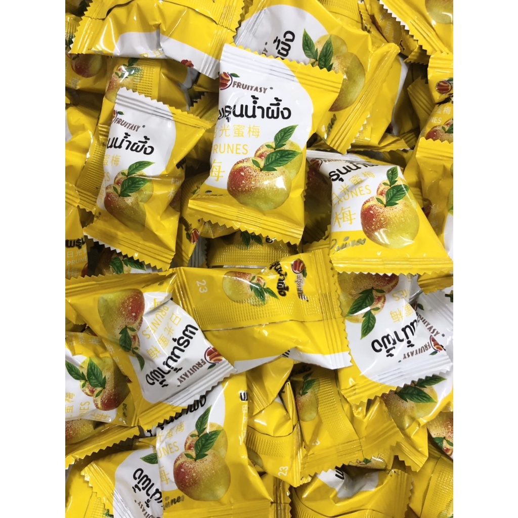 บ๊วยพรุนแบบห่อเม็ดเดียว ขนาด 1 กิโลกรัม  ตราFruitasy - รูปที่ 3