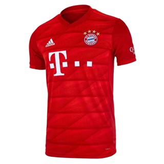 เสื้อกีฬาแขนสั้น ลายทีม Bayern Munich 2019/20 ชุดเหย้า